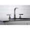 Kingston Brass FSC8959CML Manhattan Widespread Bathroom Faucet W/ Brass Pop-Up, Nickel FSC8959CML - alternate 4
